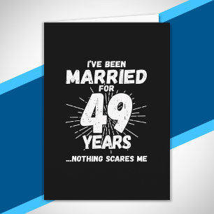 Paare 49 Jahre verheiratet Lustiger 49. Hochzeitst Karte