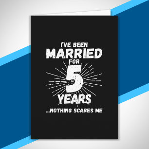 Paare 5 Jahre verheiratet Lustiger 5. Hochzeitstag Karte