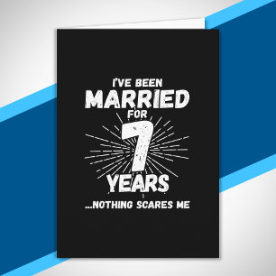 Paare 7 Jahre verheiratet Lustiger 7. Hochzeitstag Karte