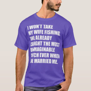 Paare angeln Sie hat schon den besten Fang Spaß T-Shirt