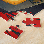 Paare auf einer Cocktailparty im Stil der Mitte de Puzzle (Seite)