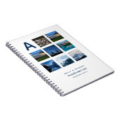 Paare BUCKET LIST Foto Collage Newlywed Journal Notizblock (Rechte Seite)