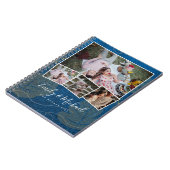 Paare BUCKET LIST Foto Collage Newlywed Journal Notizblock (Linke Seite)