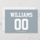 Paare Co-Ed Football Baby Shower Einladungen (Rückseite)