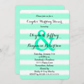 Paare Coed Polterabend Einladung Wasserfarbe (Vorne/Hinten)