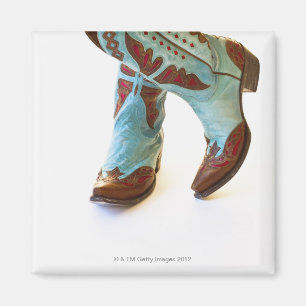 Paare Cowboyschuhe 3 Magnet