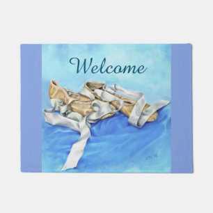 Paare der Ballett-Schuh-Tür-Matte Fußmatte