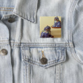 Paare der chinesischen Cloisonnehunde, 18. Button (Beispiel)