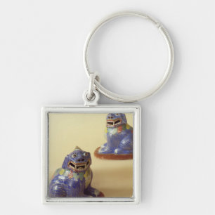 Paare der chinesischen Cloisonnehunde, 18. Schlüsselanhänger