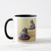 Paare der chinesischen Cloisonnehunde, 18. Tasse (Links)
