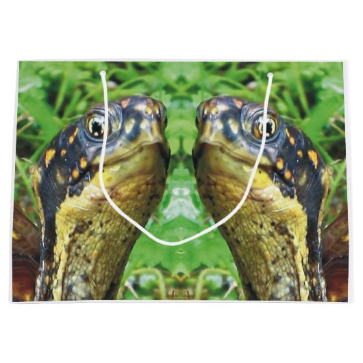 Paare der Dosenschildkröte-Freund-Geschenk-Tasche Große Geschenktüte (Vorderseite)