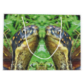 Paare der Dosenschildkröte-Freund-Geschenk-Tasche Große Geschenktüte (Rückseite)