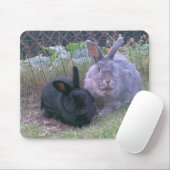 Paare der Kaninchenmäusematte Mousepad (Mit Mouse)