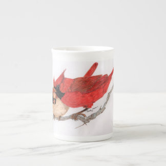 Paare der Kardinalskaffee-Tasse Porzellantasse