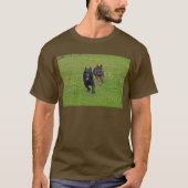 Paare der Schäferhunde T-Shirt (Vorderseite)