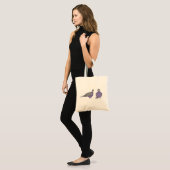 Paare der Tauben-Taschen-Tasche Tragetasche (Vorderseite (Model))
