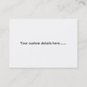 Paare der Urchins des Riesenroten Meeres - Visiten Visitenkarte (Rückseite)