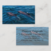 Paare der visitenkarte (Vorne/Hinten)