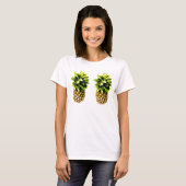 Paare des freche Ananas-hellfarbigen T - Shirt (Vorne ganz)