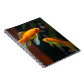 Paare des glücklichen Goldfischs Notizblock (Rechte Seite)