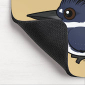 Paare des umgeschnallten Eisvogels Mousepad (Ecke)