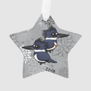 Paare des umgeschnallten Eisvogels Ornament