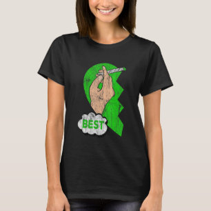 Paare, die Best Buds Weed Funny Joint Stoner treff T-Shirt