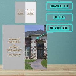 Paare, die die Calling Card mit vollem Foto (Squar Quadratische Visitenkarte