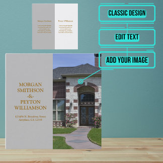 Paare, die die Calling Card mit vollem Foto (Squar Quadratische Visitenkarte