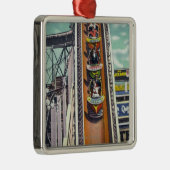 Paare, die die Fliegen-Drehungs-Fahrt Ornament Aus Metall (Rechts)