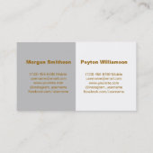 Paare, die die Karte anrufen - Foto w Border Grau (Rückseite)