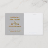 Paare, die die Karte anrufen - Foto w Border Grau (Vorderseite)