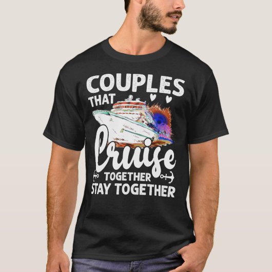 Paare, die gemeinsam Husband und Ehefrau Crui fahr T-Shirt (Vorderseite)