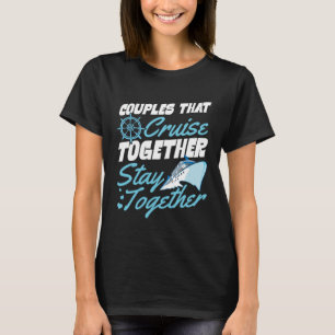 Paare, die gemeinsam reiten, Bleibe zusammen mit M T-Shirt
