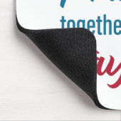 Paare, die zusammen beten, Bleibe zusammen Mousepad (Ecke)