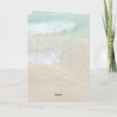 Paare Dusche Beach Sand Dollars Einladung (Rückseite)