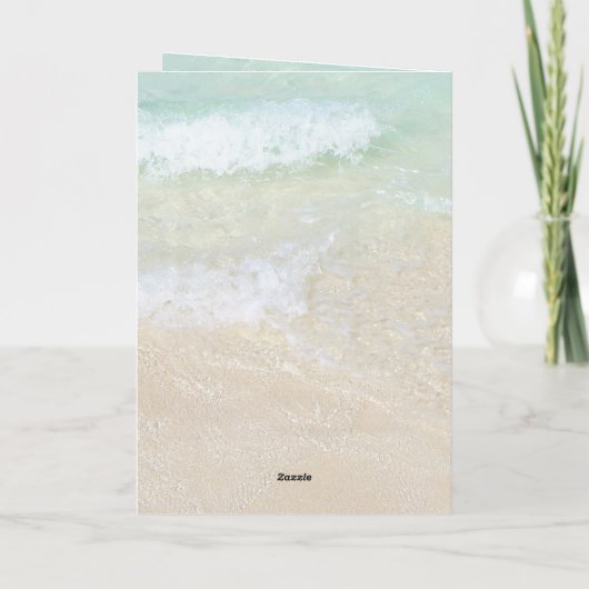 Paare Dusche Beach Sand Dollars Einladung (Rückseite)