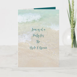 Paare Dusche Beach Sand Dollars Einladung