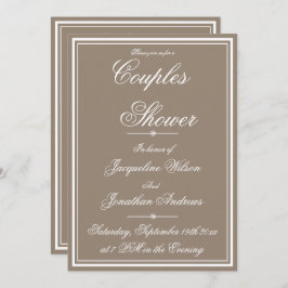 Paare Dusche Einfach Elegantes UAWG Garden Party Einladung