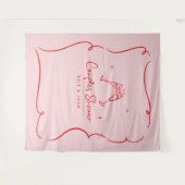 Paare Dusche modern natürlich elegant handgeschrie Wandteppich (Vorderseite (Horizontal))