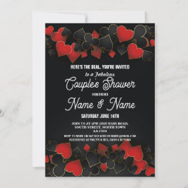 Paare Dusche Verlobung Las Vegas Casino Party Einladung