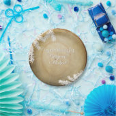 Paare Dusche Wald Center Cut Tree Pappteller (Party)