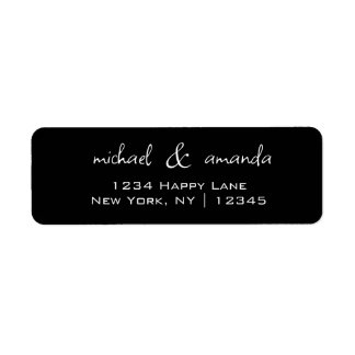 Paare Einfache minimale informelle Lässig Schwarz-