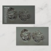 Paare Eiswürfel Visitenkarte (Vorne/Hinten)