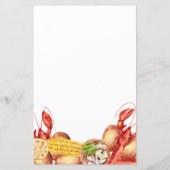 Paare Engagement Party Crawfish Boil Einladung (Rückseite)