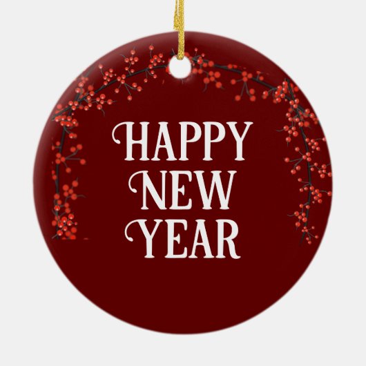 Paare Erste Weihnachtsbezeichnung Datum Holk Dunke Keramik Ornament (Hinten)