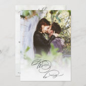 *~* Paare FOTO DIY UAWG + QR AR6 Wedding Invit Einladung (Vorne/Hinten)