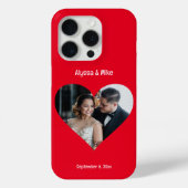 Paare Foto Personalisierte Flitterwochen Case-Mate iPhone Hülle (Rückseite)