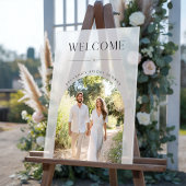 Paare Foto Rustikales Mattiertes Brautparty Willko Acrylschild