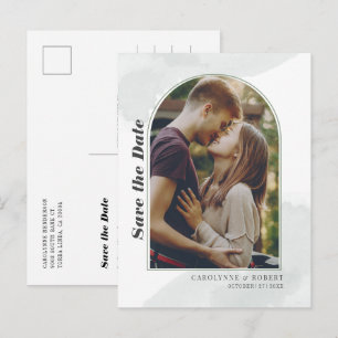 Paare Foto Save the Date Ankündigungspostkarte